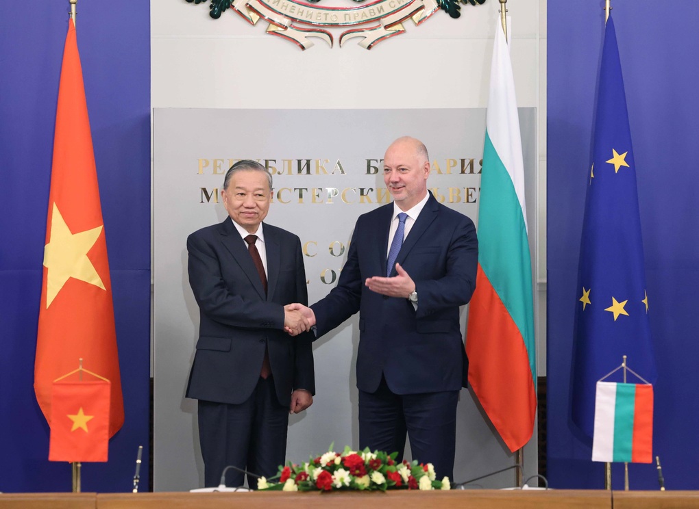 Tổng Bí thư mong Bulgaria là “cửa ngõ” cho hàng Việt vào thị trường EU - 1 Tổng Bí thư mong Bulgaria là “cửa ngõ” cho hàng Việt vào thị trường EU - 1