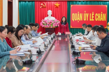 Quận Lê Chân tăng cường chỉ đạo giải quyết việc khó, tồn đọng tại địa phương