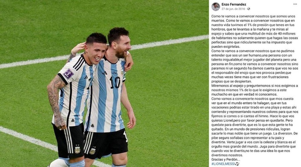 Tiết lộ bất ngờ về tâm thư đồng đội cầu xin Messi không rời tuyển Argentina - 1
