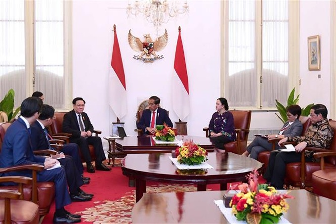 Chủ tịch Quốc hội Vương Đình Huệ hội kiến Tổng thống Indonesia Joko Widodo - 2