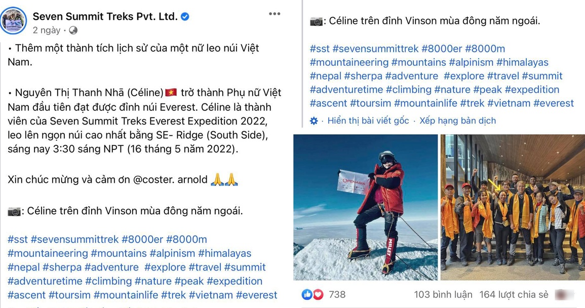 Người phụ nữ Việt đầu tiên chinh phục nóc nhà thế giới - 1 Người phụ nữ Việt đầu tiên chinh phục nóc nhà thế giới - 1