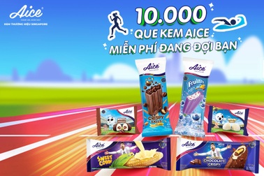 Cùng Aice chinh phục mọi đường đua với 10.000 que kem mát lạnh