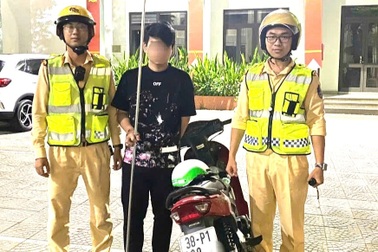 Ngăn chặn nhóm thanh thiếu niên mang hung khí đi giải quyết mâu thuẫn