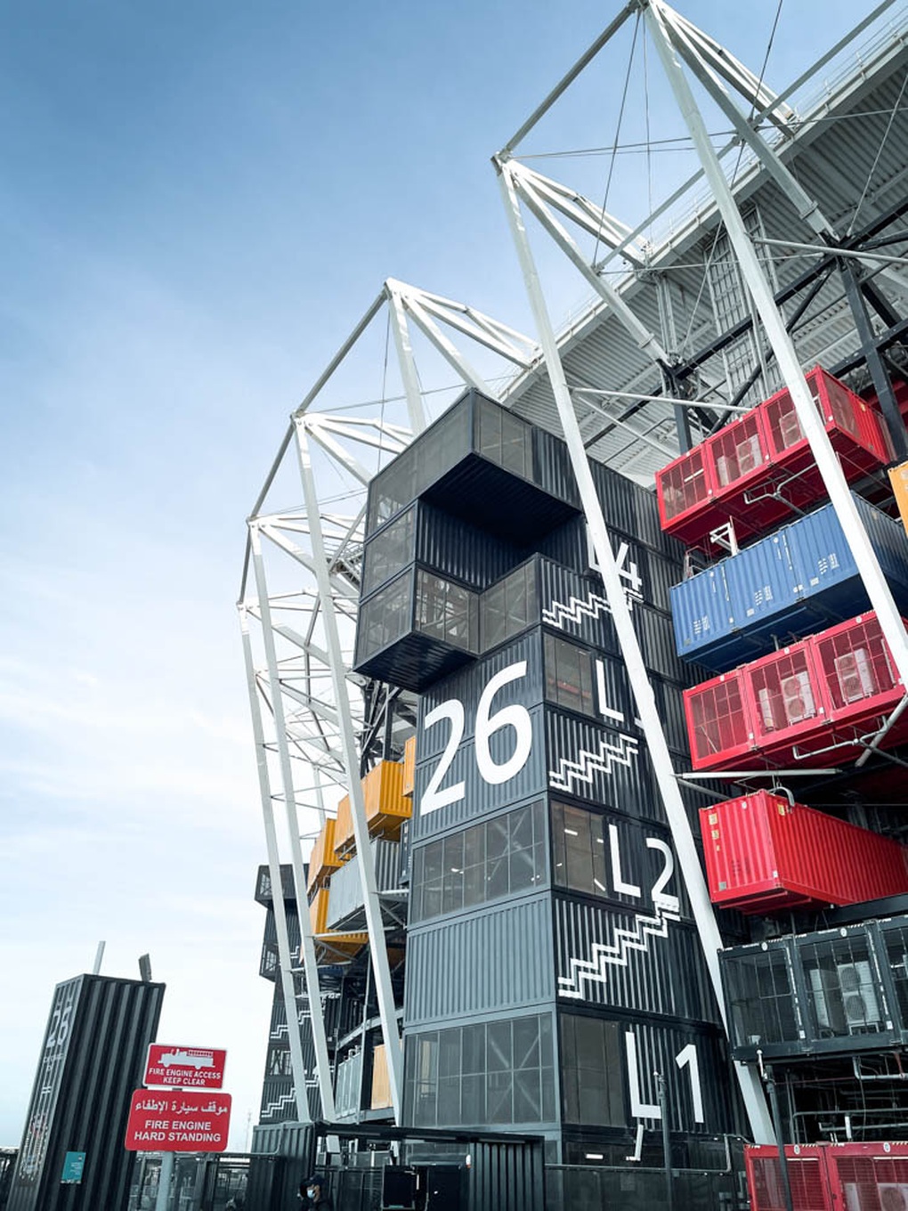 Sân vận động World Cup 2022 làm từ 974 container, dễ tháo dỡ sang nơi khác - 3 Sân vận động World Cup 2022 làm từ 974 container, dễ tháo dỡ sang nơi khác - 3