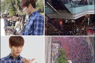 Lee Min Ho phải nhờ tới cảnh sát để dùng... nhà vệ sinh