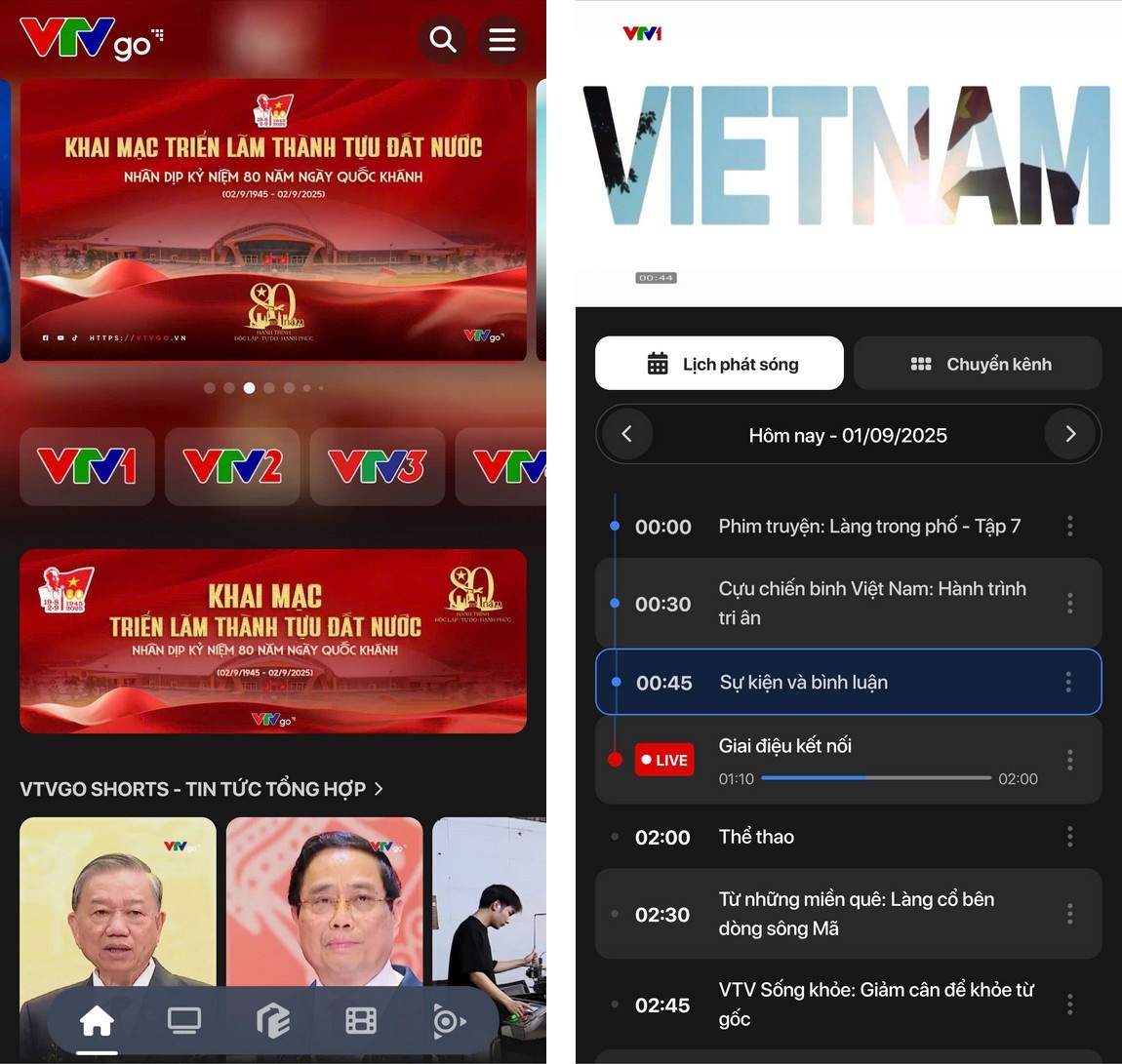 How to watch the National Day Parade live on your computer and phone - 1 Cách xem trực tiếp Lễ diễu binh ngày Quốc khánh trên máy tính và điện thoại - 1