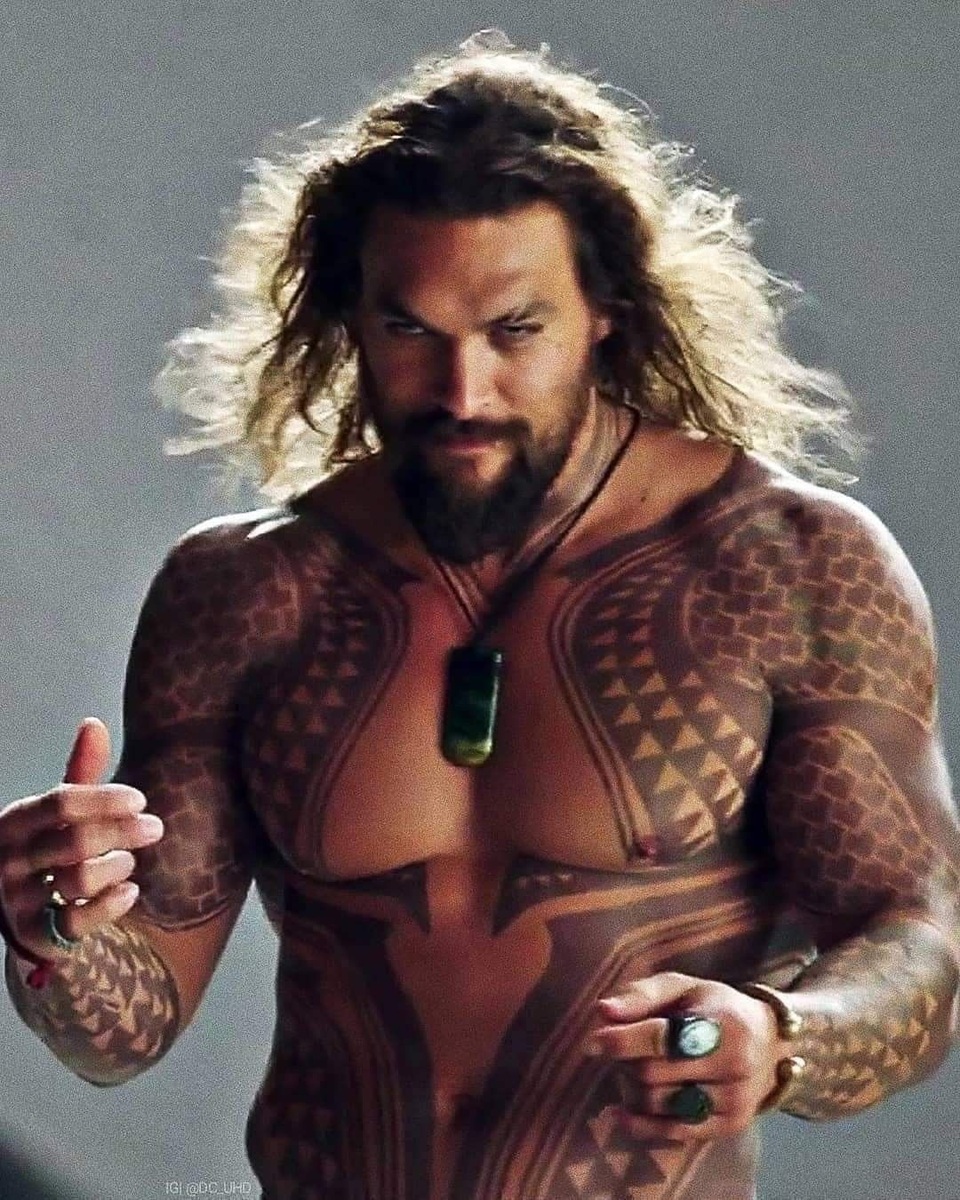 Water King Jason Momoa cannot be recognized when wearing horns and fangs - 4