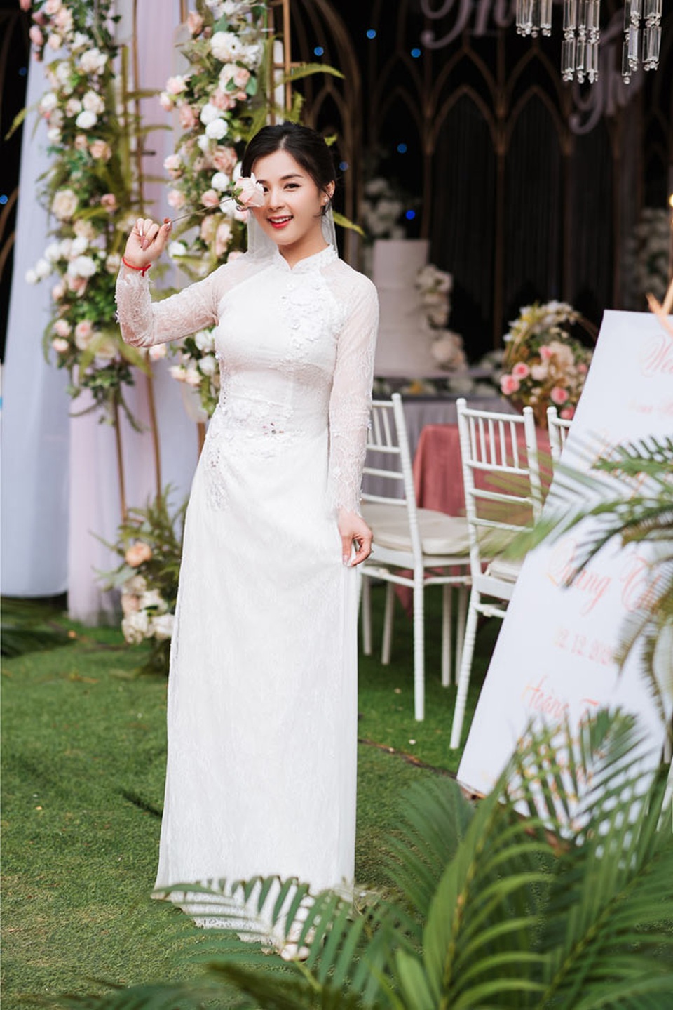 Hot girl dân tộc Tày diện áo cưới xinh lung linh, lên xe hoa về nhà chồng - 8