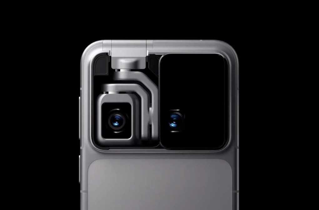The phone has a separate camera, integrated gimbal anti-shake - 2 Chiếc điện thoại có camera tách rời, tích hợp chống rung gimbal - 2