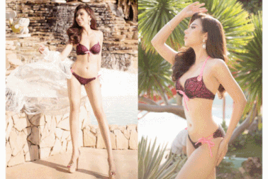 Hoa hậu Du lịch Quốc tế 2019 diện bikini khoe dáng