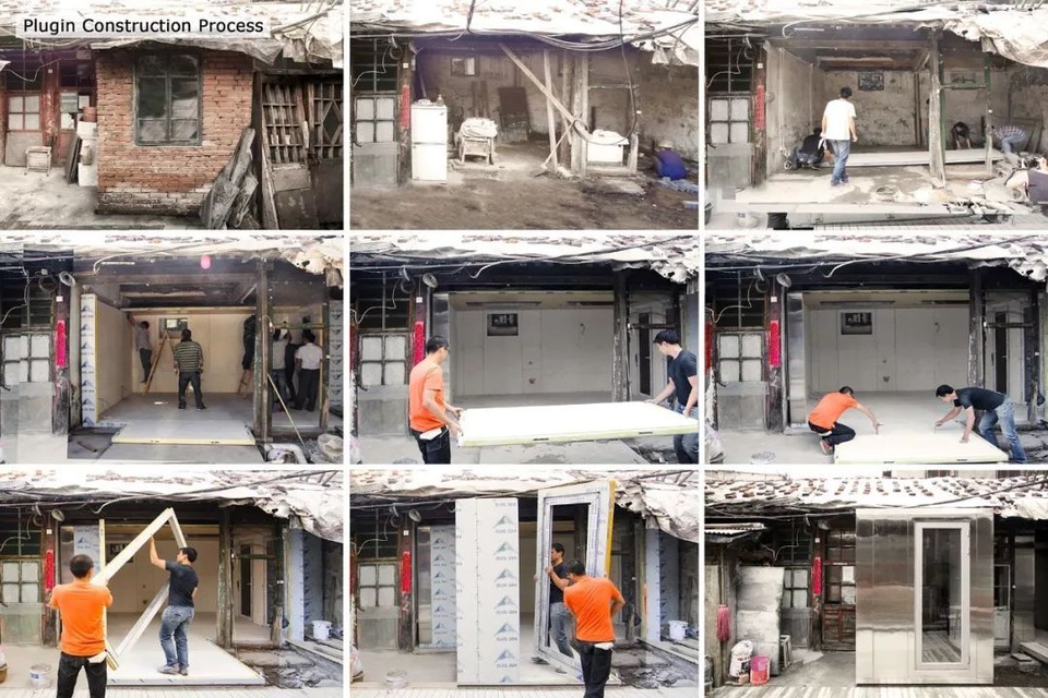 Dựng nhà mới trong lòng nhà cũ, 2 tiếng đã có công trình đẹp không ngờ - 2 Dựng nhà mới trong lòng nhà cũ, 2 tiếng đã có công trình đẹp không ngờ - 2
