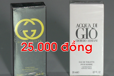 Nước hoa 2 triệu đồng, bán 25.000 đồng vẫn truy xuất được mã vạch