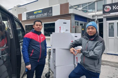 Người Việt ở Thổ Nhĩ Kỳ chung tay hỗ trợ nạn nhân vụ thảm họa động đất