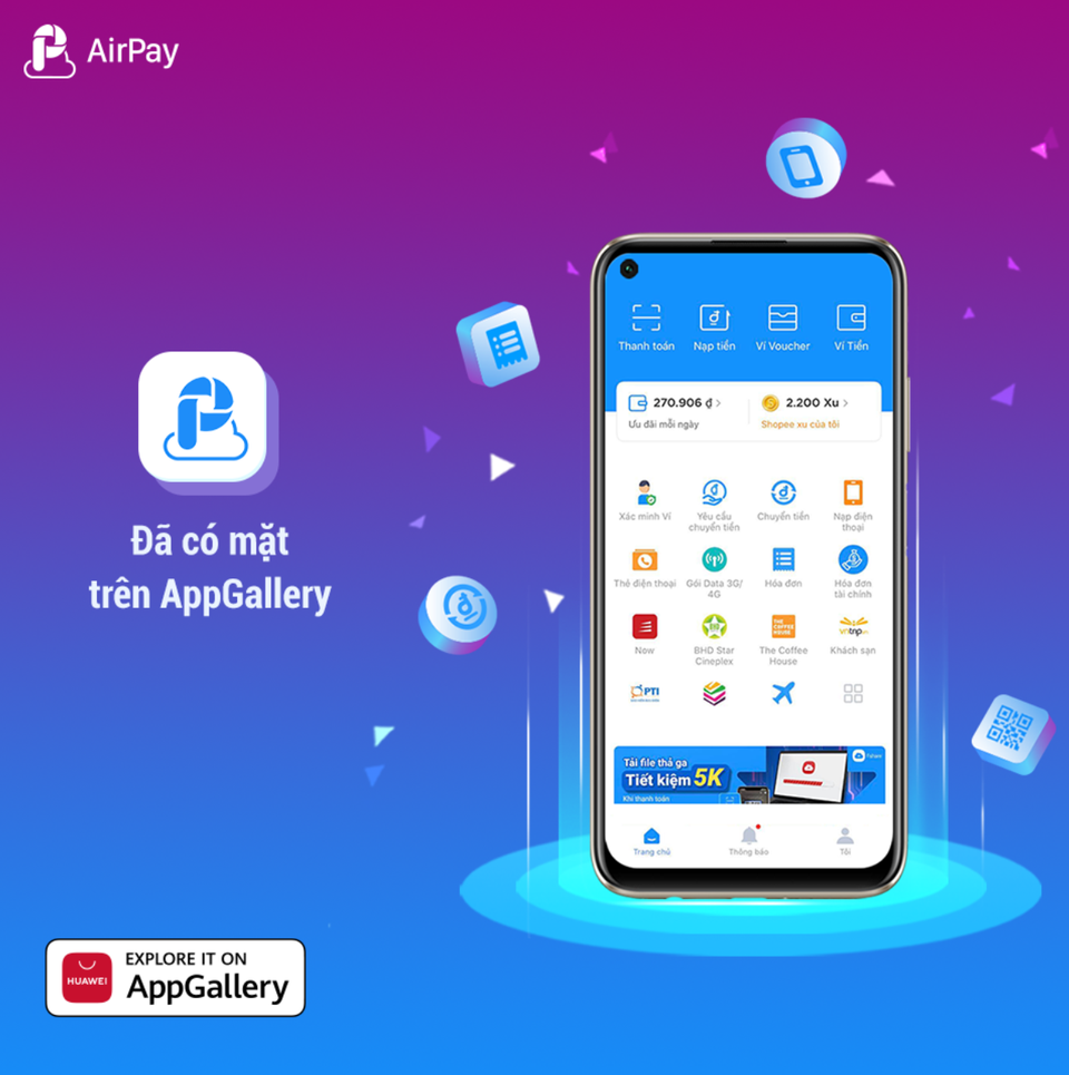 Khám phá nhiều tiện ích từ ví điện tử trên Huawei AppGallery - 4 Khám phá nhiều tiện ích từ ví điện tử trên Huawei AppGallery - 4