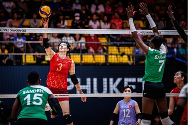 Đội tuyển bóng chuyền nữ Việt Nam thua Kenya, chia tay giải thế giới