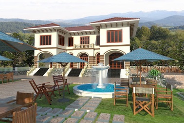 Khởi công nhà trung tâm dịch vụ điều hành The Mountian Villas