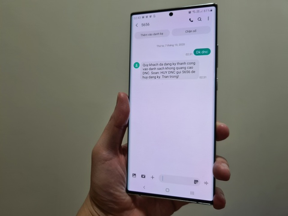 Hướng dẫn đăng ký từ chối cuộc gọi, tin nhắn rác nổi bật nhất tuần qua - 1 Hướng dẫn đăng ký từ chối cuộc gọi, tin nhắn rác nổi bật nhất tuần qua - 1
