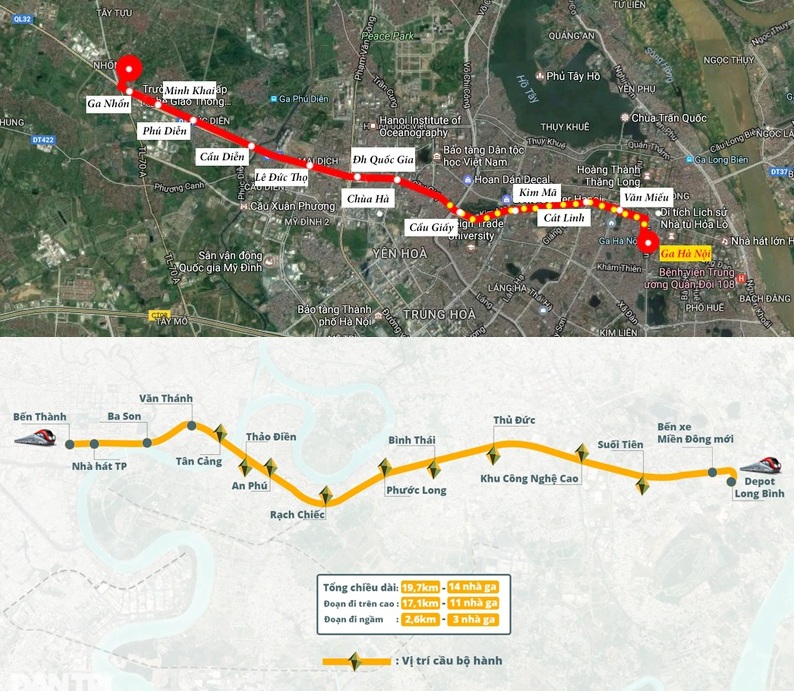So sánh 2 tuyến metro sắp chạy tại Hà Nội và TPHCM - 14