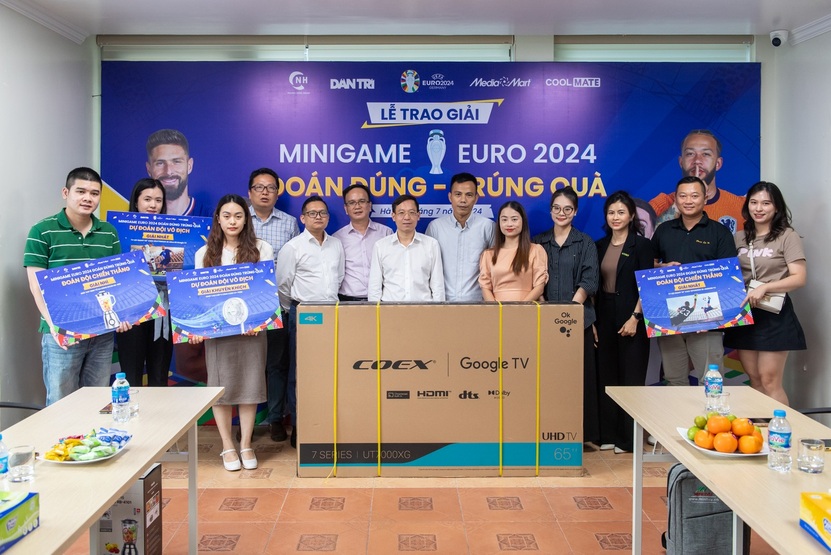 Độc giả báo Dân trí rinh loạt quà tặng với "Dự đoán Euro 2024"