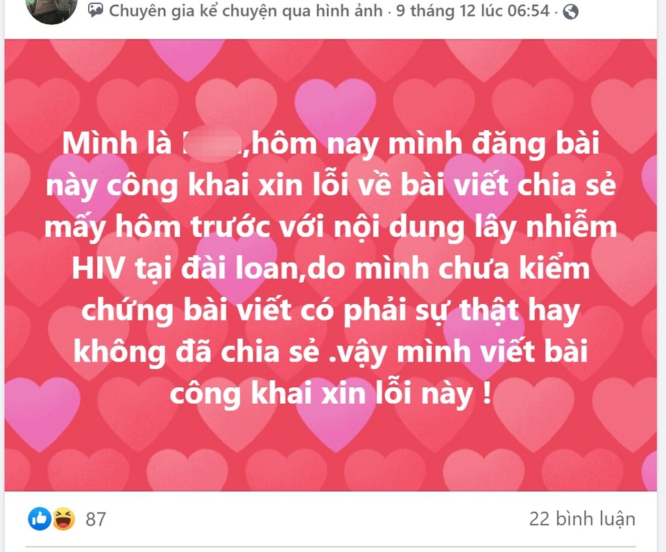 Phạt người đăng tin sai người Việt tại Đài Loan nhiễm HIV từ du học sinh - 2