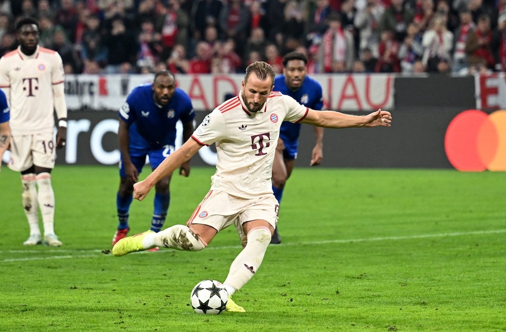 Kane ghi 4 bàn, Bayern Munich thắng 9-2 tại Champions League - 1