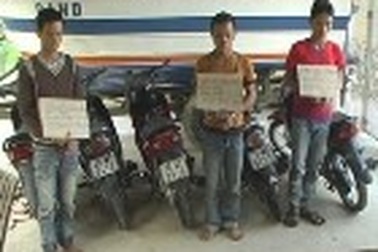 Hà Tĩnh: Nhóm trộm xe máy liên huyện sa lưới 