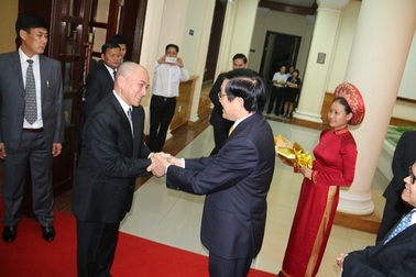 Quốc vương Campuchia thăm, nghỉ dưỡng tại Việt Nam