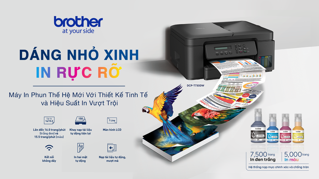 Brother ra mắt dòng máy in phun mới với thiết kế nhỏ gọn, màu in rực rỡ - 2