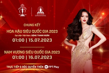 Chung kết Hoa hậu Siêu quốc gia 2023: trực tiếp và độc quyền trên FPT Play