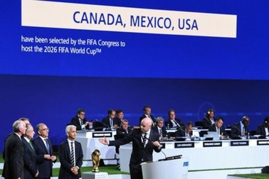 Liên minh Bắc Mỹ được chọn là chủ nhà World Cup 2026