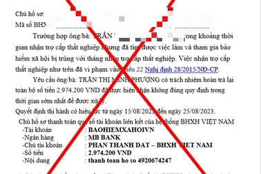 Thủ đoạn mới, mạo danh BHXH thu hồi tiền trợ cấp thất nghiệp