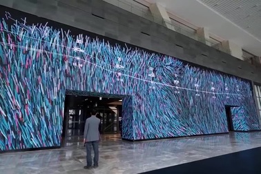 Choáng ngợp với bức tường có hiệu ứng thị giác siêu ấn tượng