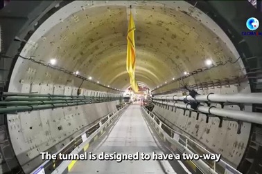 Xem Trung Quốc xây hầm cao tốc 6 làn sâu 70m dưới đáy sông Trường Giang