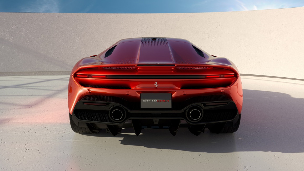 Ferrari ra mắt siêu xe độc bản SP48 Unica, phong cách thiết kế khác lạ - 3 Ferrari ra mắt siêu xe độc bản SP48 Unica, phong cách thiết kế khác lạ - 3