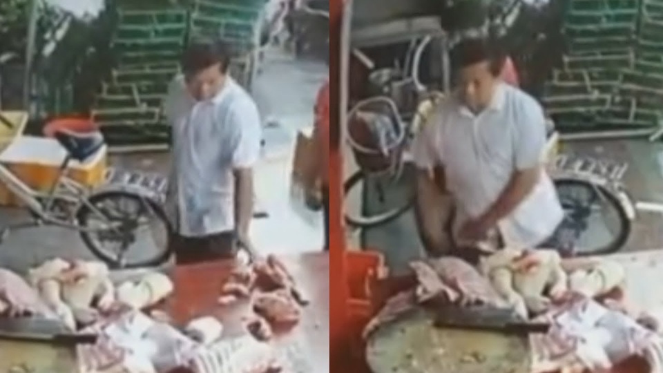 Khó tin: Người dân Trung Quốc ăn cắp cả thịt lợn khi đi chợ - 1 Khó tin: Người dân Trung Quốc ăn cắp cả thịt lợn khi đi chợ - 1