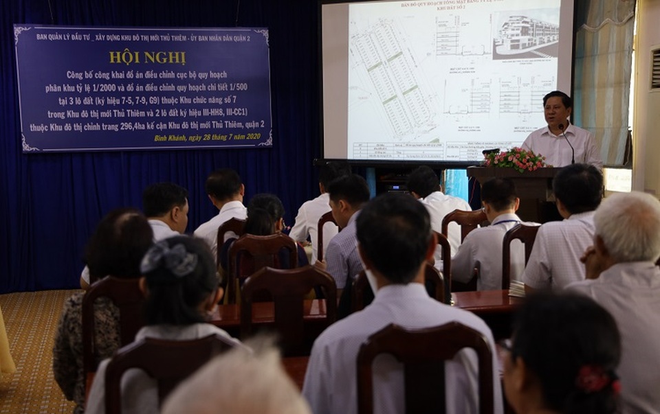 TP Hồ Chí Minh điều chỉnh cục bộ quy hoạch một số khu đất tại Thủ Thiêm - 1 TP Hồ Chí Minh điều chỉnh cục bộ quy hoạch một số khu đất tại Thủ Thiêm - 1