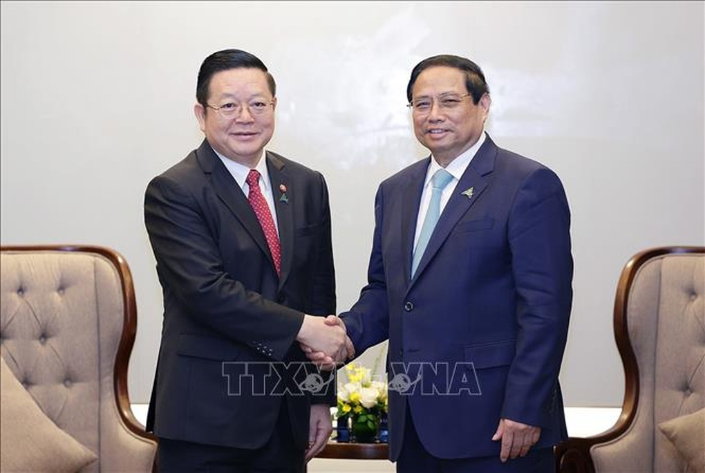 Thủ tướng trao đổi với Tổng thư ký ASEAN về Myanmar và Biển Đông - 1