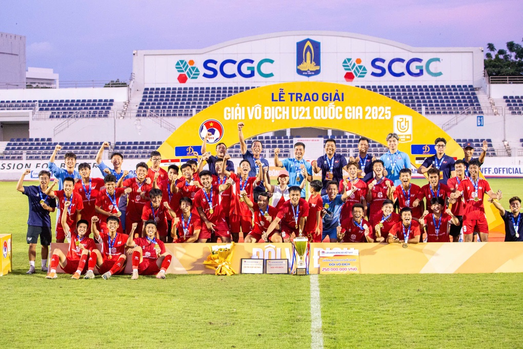 PVF vô địch giải bóng đá U21 quốc gia 2025 - 2