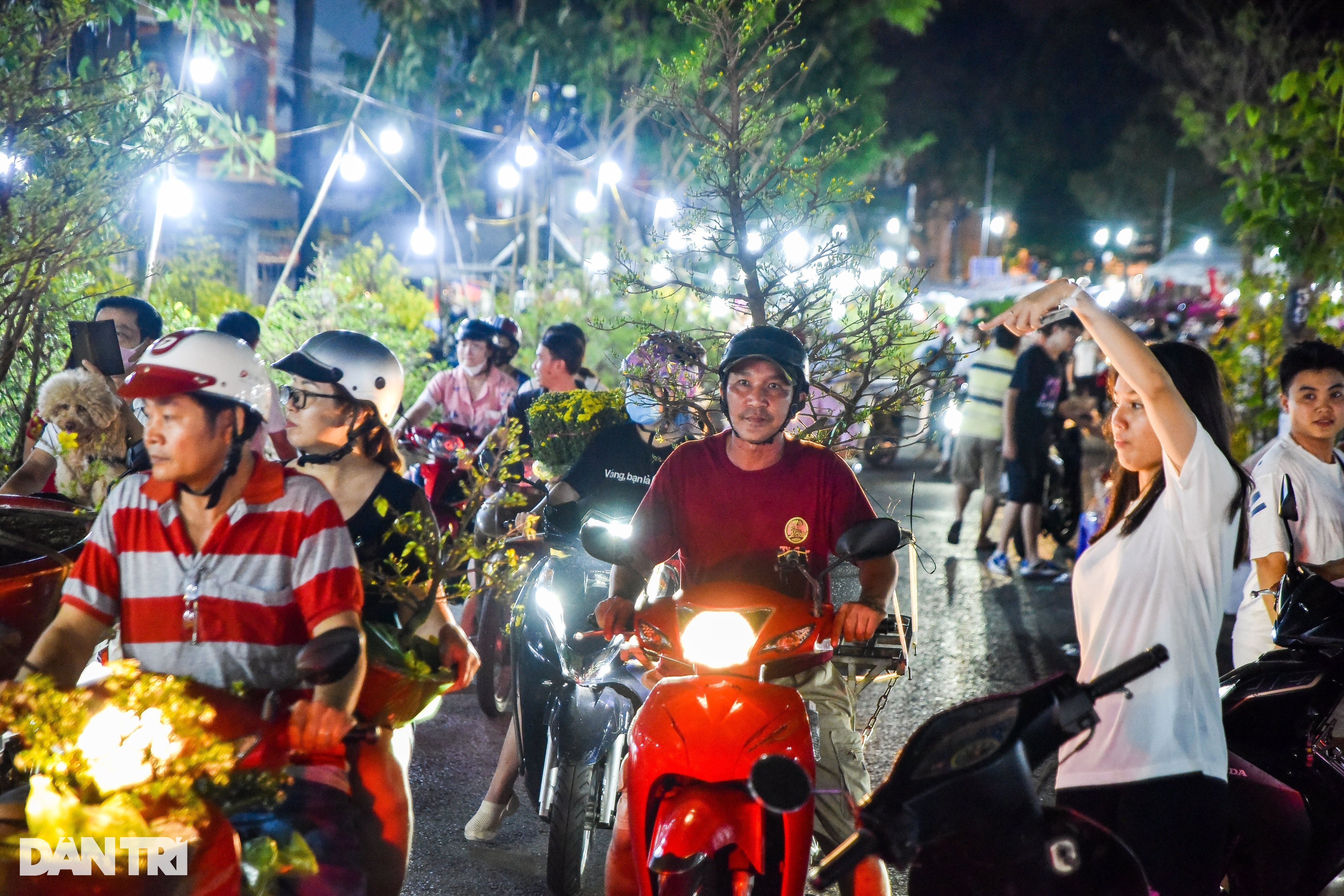 Hàng nghìn người dân xuyên đêm tham gia chợ xuân sắm Tết - 2