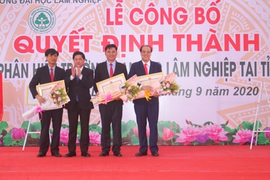 Công bố Quyết định thành lập Phân hiệu Đại học Lâm nghiệp tại tỉnh Gia Lai