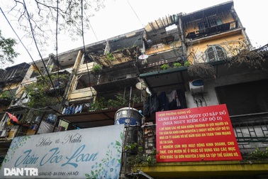 Hà Nội sẽ cải tạo, xây dựng lại 4 khu chung cư cũ có nhà nguy hiểm cấp D