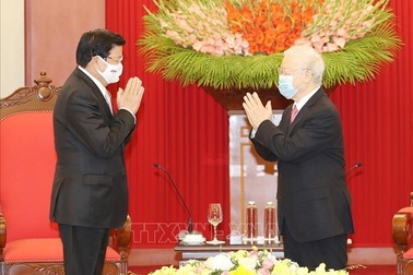 Nhiều dự án hợp tác trọng điểm Việt Nam-Lào đã có bước tiến căn bản