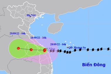 Bão Noru vào đất liền, nhiều nơi ở miền Trung mưa to