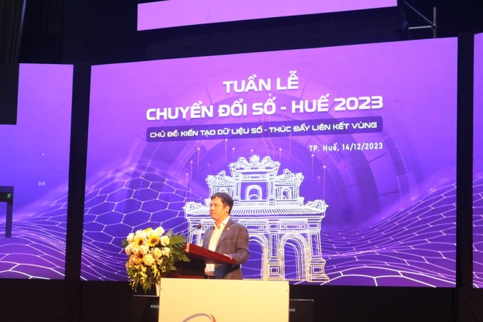 Ông Nguyễn Văn Khoa - Chủ tịch VINASA phát biểu chia sẻ tại phiên khai mạc