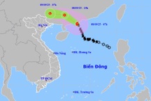 Bão Tapah mạnh cấp 11, đổ bộ vào đất liền Trung Quốc
