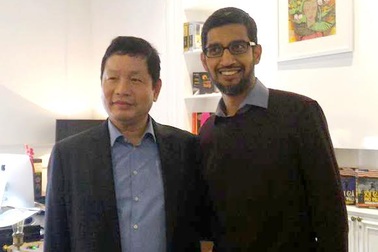 CEO Google nói gì với Chủ tịch FPT Trương Gia Bình?