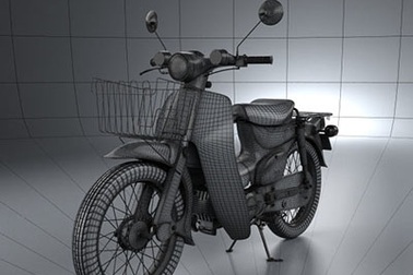 Honda Super Cub đăng ký bản quyền nhãn hiệu 3D