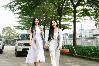 Ngắm mái tóc “đẹp như sông dài” của Tiểu Vy, Ngọc Trân