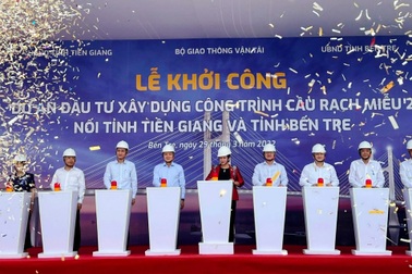 Khởi công cầu Rạch Miễu 2