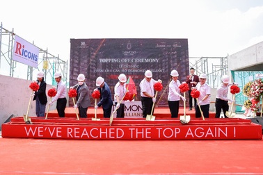 Gamuda Land hoàn thành cất nóc dự án Diamond Brillant